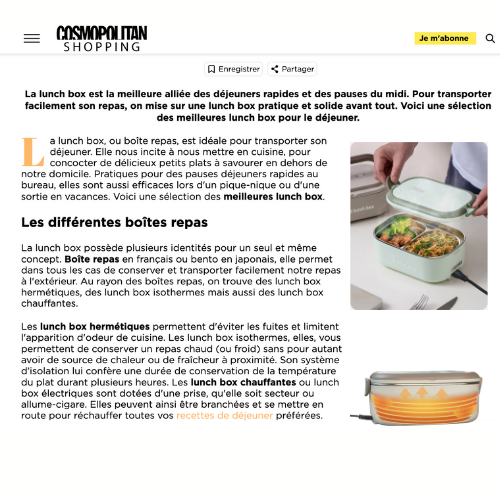 LunchBox Chauffante